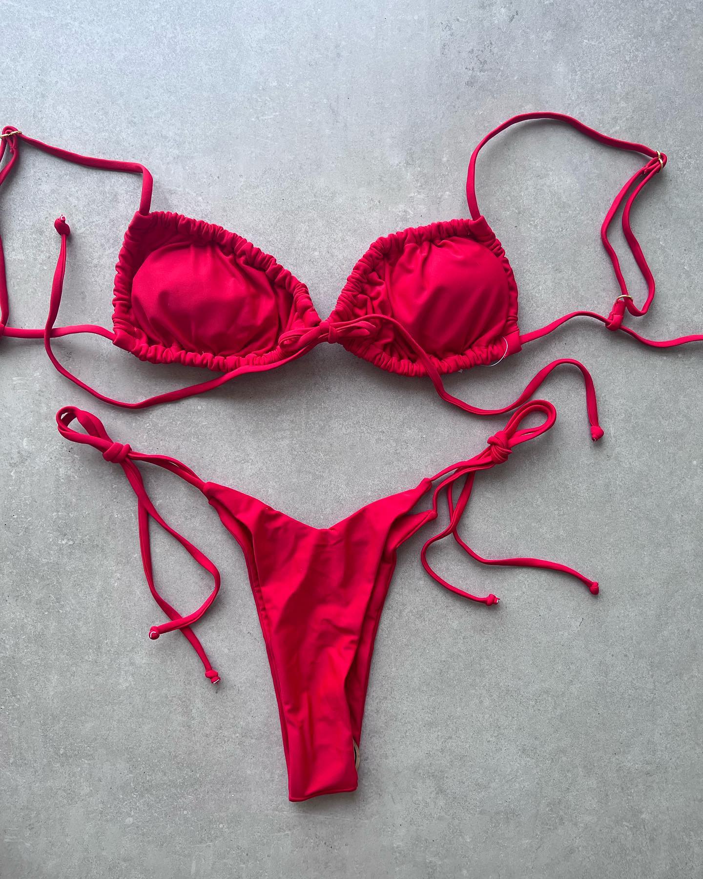 bikini lore rojo bikinis kinis