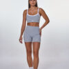 bikinis1034 set aldi top short gris deportivo bikinis kinis