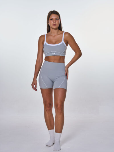 set aldi top short gris deportivo bikinis kinis