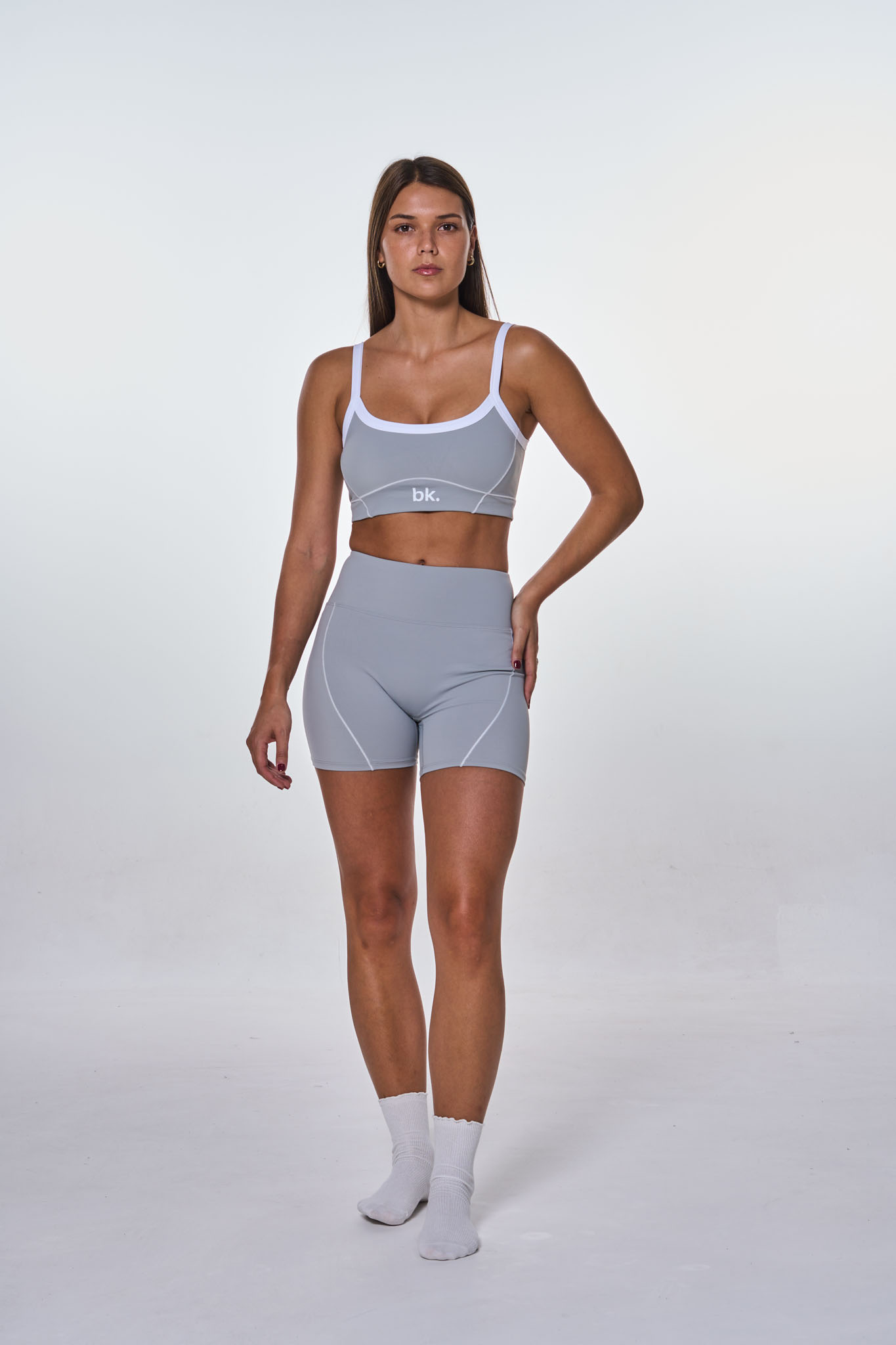 bikinis1034 set aldi top short gris deportivo bikinis kinis