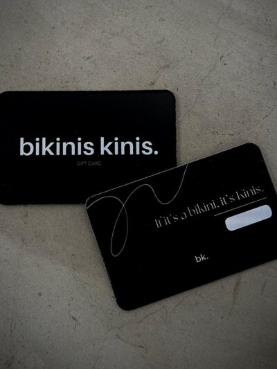 Gift card bikinis kinis
